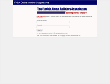 Tablet Screenshot of member.fhba.com